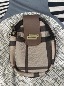 Cheques brown Wallet
