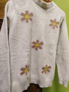 Floral Knit Sweater