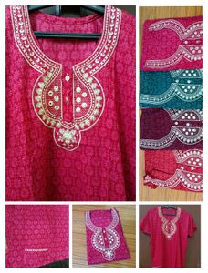 Night Maxi For Ladies With Pocket -4 Nighty