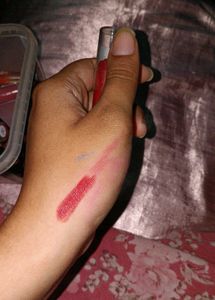 Vibrant Red Lipstick Crayon