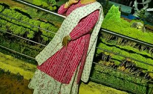 Stylish Rayon Bandhani Kurtas For Women