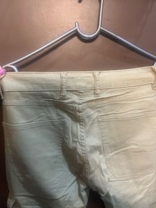 Wrogn  Beige Cargo Pants