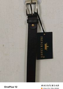 Mint Condition Stylish French Crown Leather Belt