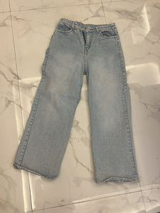 Light Wash Wide Leg Jeans