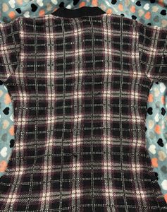 Plaid Wool Blend Coat