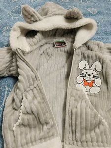 Cute Bunny Fleece Tracksuit for Kids