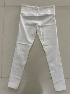 Classic White High-Waisted Pants