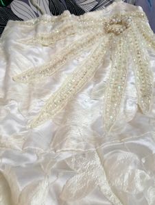 Embellished White Lehenga Choli