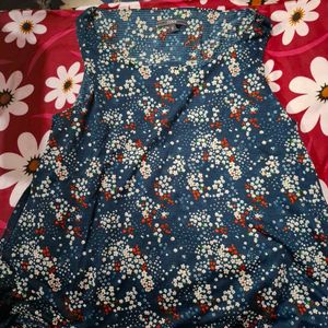Chic Floral Print Sleeveless Top