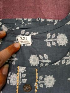 Floral Print Kurti Wth Pant- Elegant &amp; Comfortable