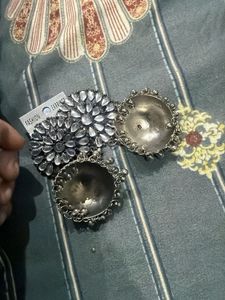 Stunning Oxidized Jhumka Earrings