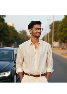 Black Round Frame Glasses