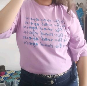 Lavender Graphic T-Shirt