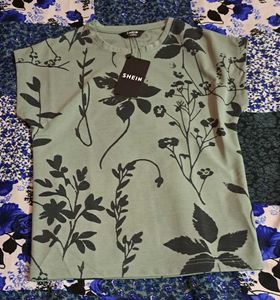 Shein Floral Print Tee top