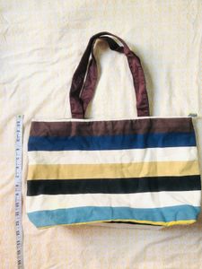 Striped Tote Bag