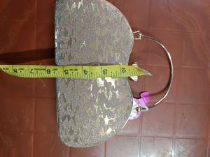Elegant Golden Party Clutch with Crystal Lock