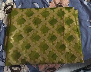 Green Banarasi Silk Saree