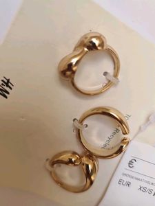 Solid H&amp;M Gold Ring Set