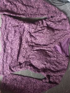 Purple Lace Blouse