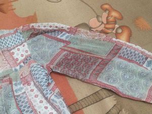 Bohemian Patchwork Print Kurta Top