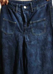 Wide Leg Denim Pants