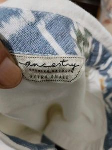 Ancestry Off-White Linen-Cotton kurta dress