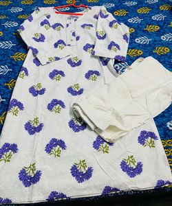 beautiful Kurti pant set unused fixed price