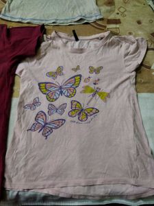 Combo Of 6 T-shirt For Small Size Or 10 To 12 Girl