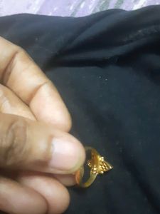 New 92.5 Gold Plated Ruby Silver Rings Or Toe
