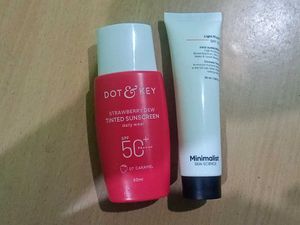 sunscreen &amp; shampoo