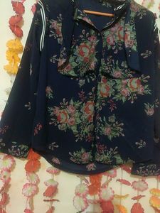 Navy Blue Top
