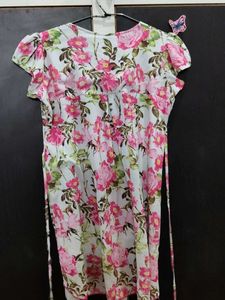 Floral Print Tunic Top