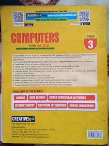 Computers With AI 2.0 Class 3 Book
