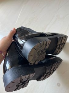 Glossy Black Chelsea Boots