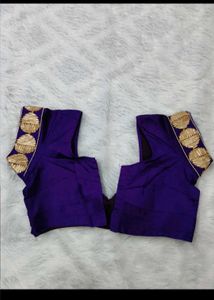 Stunning Purple Saree with Blouse