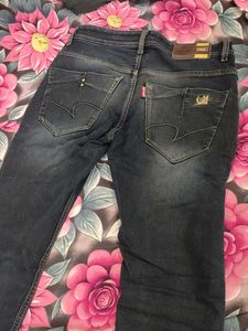 Stylish Dark Wash Denim Jeans