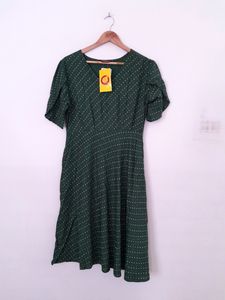 Green Printed Kurta (Women's)