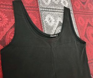 Black Sleeveless Midi Dress