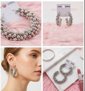 Chunky Ball Hoop Earrings