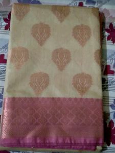Banarasi Cotton Embroidery Work Saree