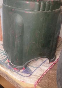 Vintage Green Plastic Step Stool