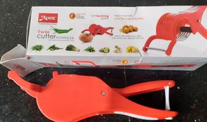 Apex Twin Cutter With Peeler.. Red