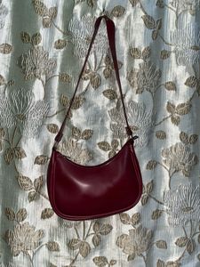 Chic Burgundy Hobo Bag