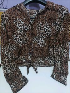Leopard Print Shirt Zara