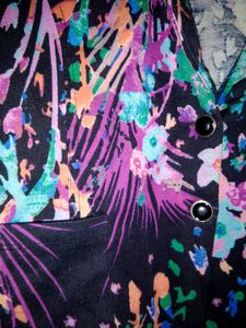 Fig Colours Splash Black Blazer