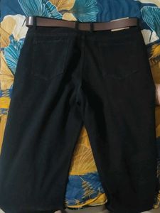Black torn jeans