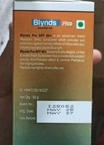 Blynds Pro SPF 80+ Sunscreen