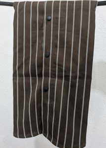 Men's Striped Brown Corduroy Pants