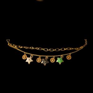 Layered Bracelet with Star Charms