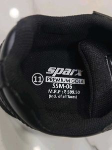 Sparx Premium Gola Kids Black Velcro School Shoes